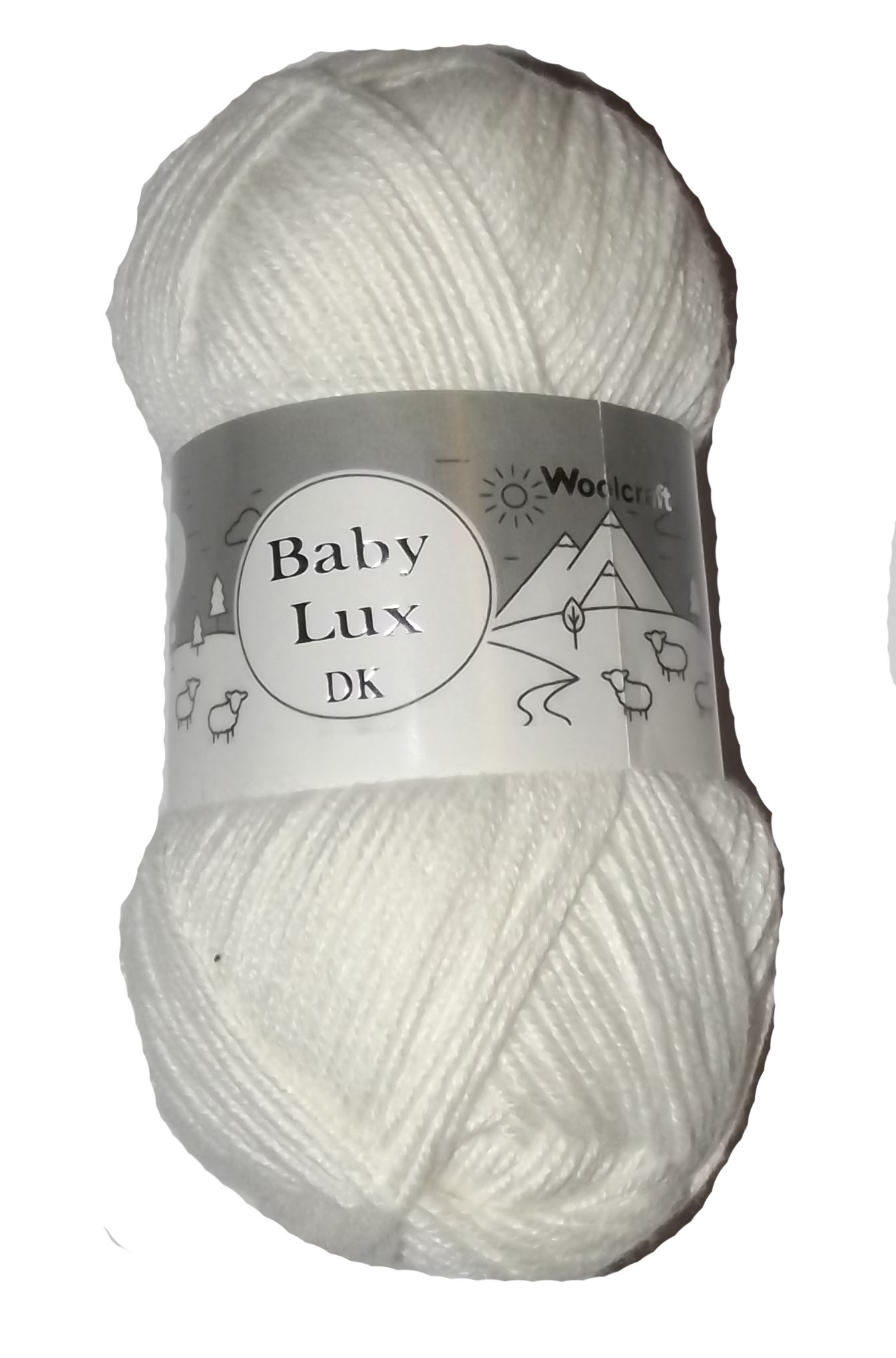 Baby Lux DK 10 x 100g Balls White 70120